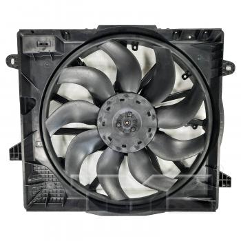 TYC 624850 Dual Radiator and Condenser Fan Assembly product image 1 of 3