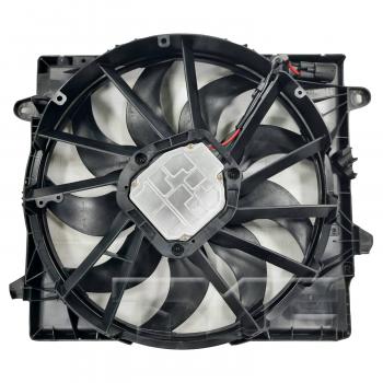 TYC 624860 Dual Radiator and Condenser Fan Assembly product image 2 of 3