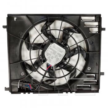 TYC 624890 Dual Radiator and Condenser Fan Assembly product image 2 of 3
