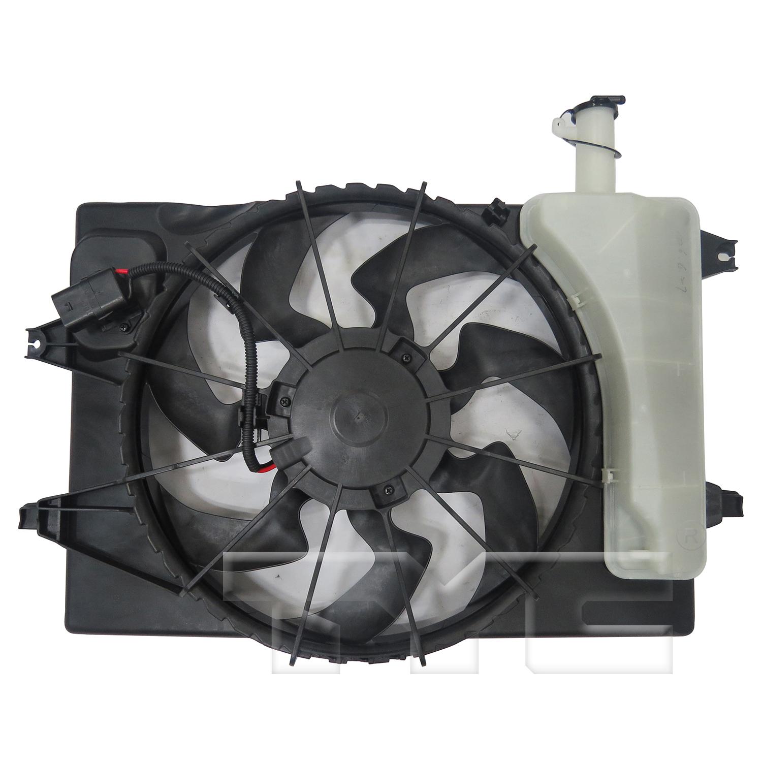 TYC 624910 Dual Radiator and Condenser Fan Assembly product image 2 of 6