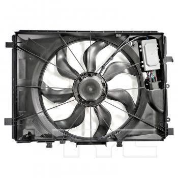 TYC 624930 Dual Radiator and Condenser Fan Assembly product image 2 of 3