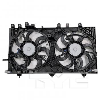 TYC 624940 Dual Radiator and Condenser Fan Assembly product image 2 of 3
