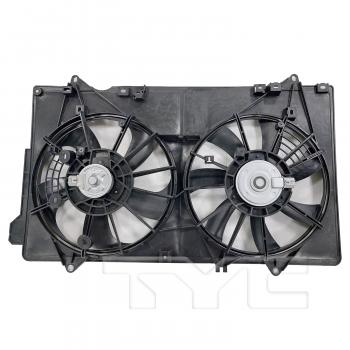 TYC 624950 Dual Radiator and Condenser Fan Assembly product image 2 of 3