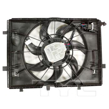 TYC 625000 Dual Radiator and Condenser Fan Assembly product image 2 of 3