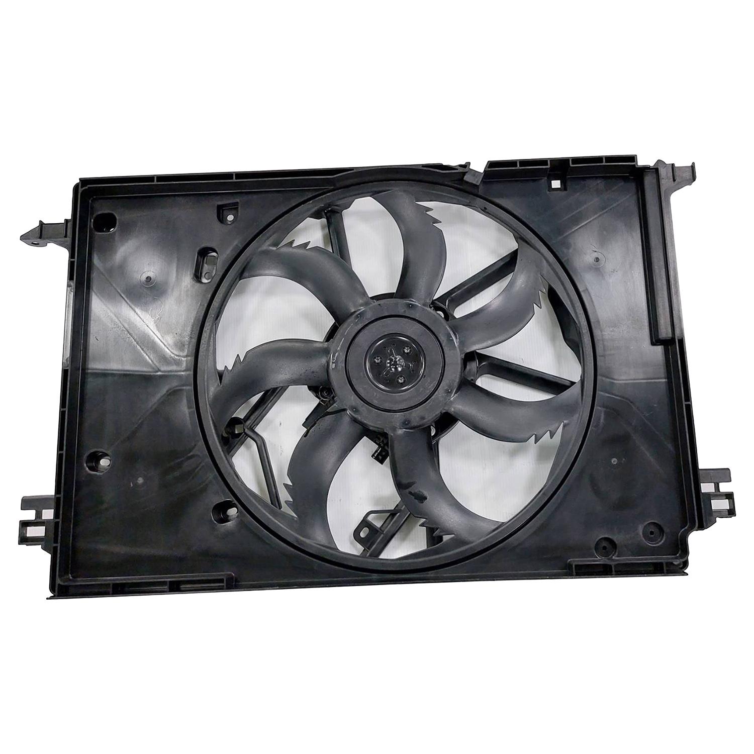 TYC 625030 Dual Radiator and Condenser Fan Assembly product image 1 of 3