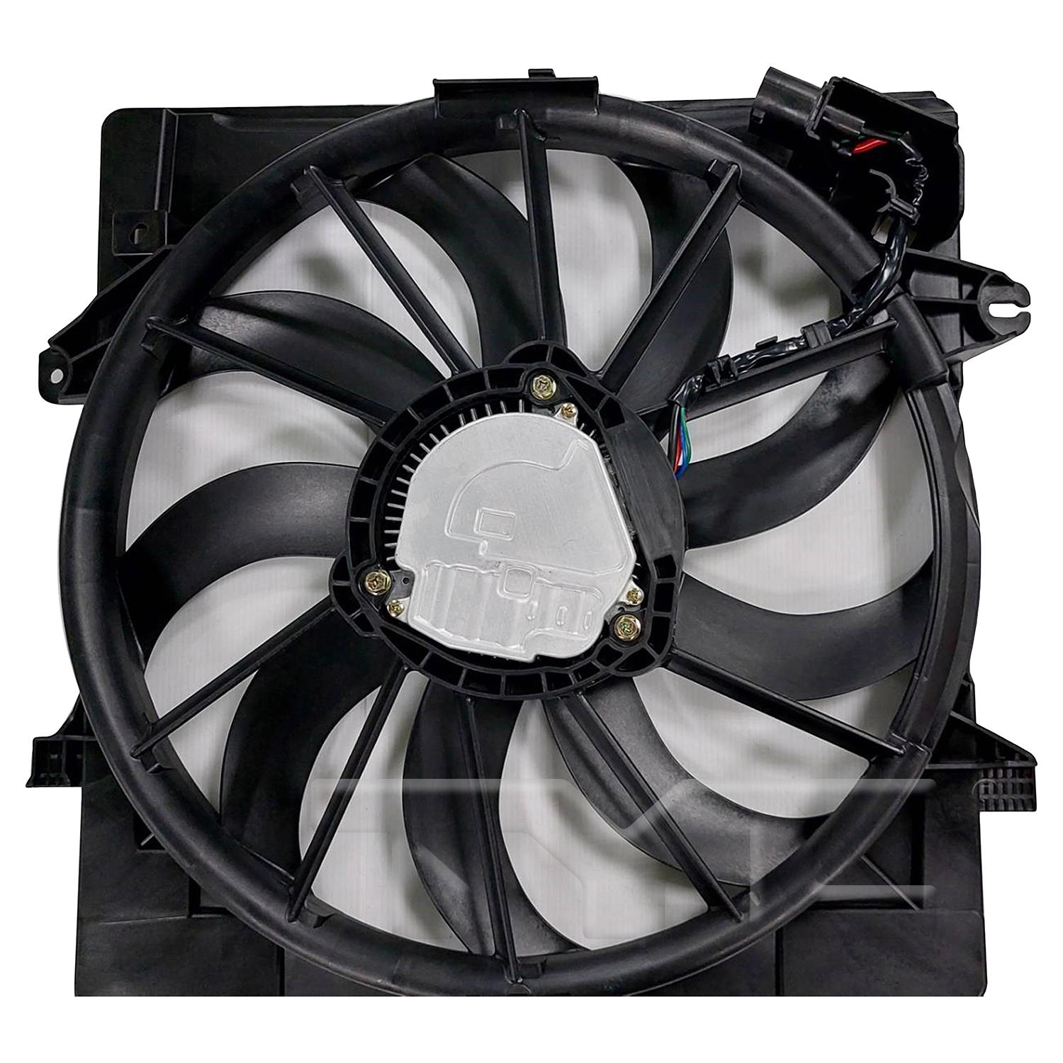 TYC 625050 - Dual Radiator and Condenser Fan Assembly TYC 625050 Dual Radiator and Condenser Fan Assembly product image 2 of 3