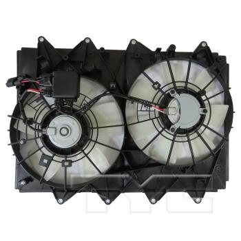 TYC 626010 Dual Radiator and Condenser Fan Assembly product image 2 of 3