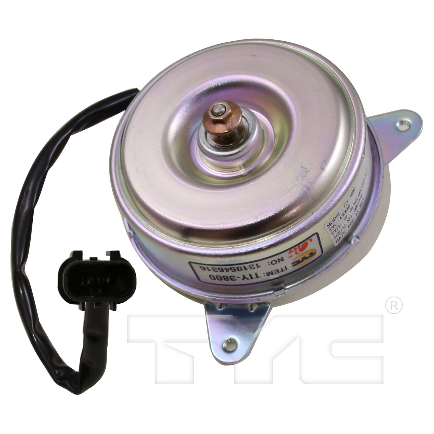 TYC 630680 A/C Condenser Fan Motor product image 4 of 4