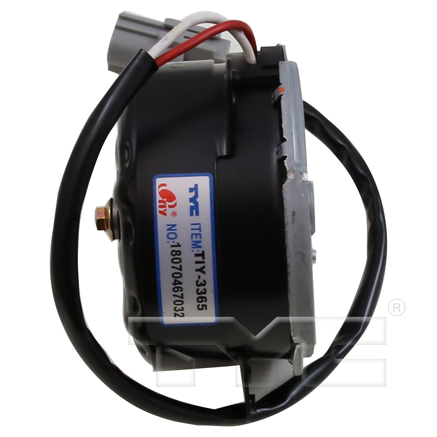 TYC 631250 A/C Condenser Fan Motor product image 3 of 4