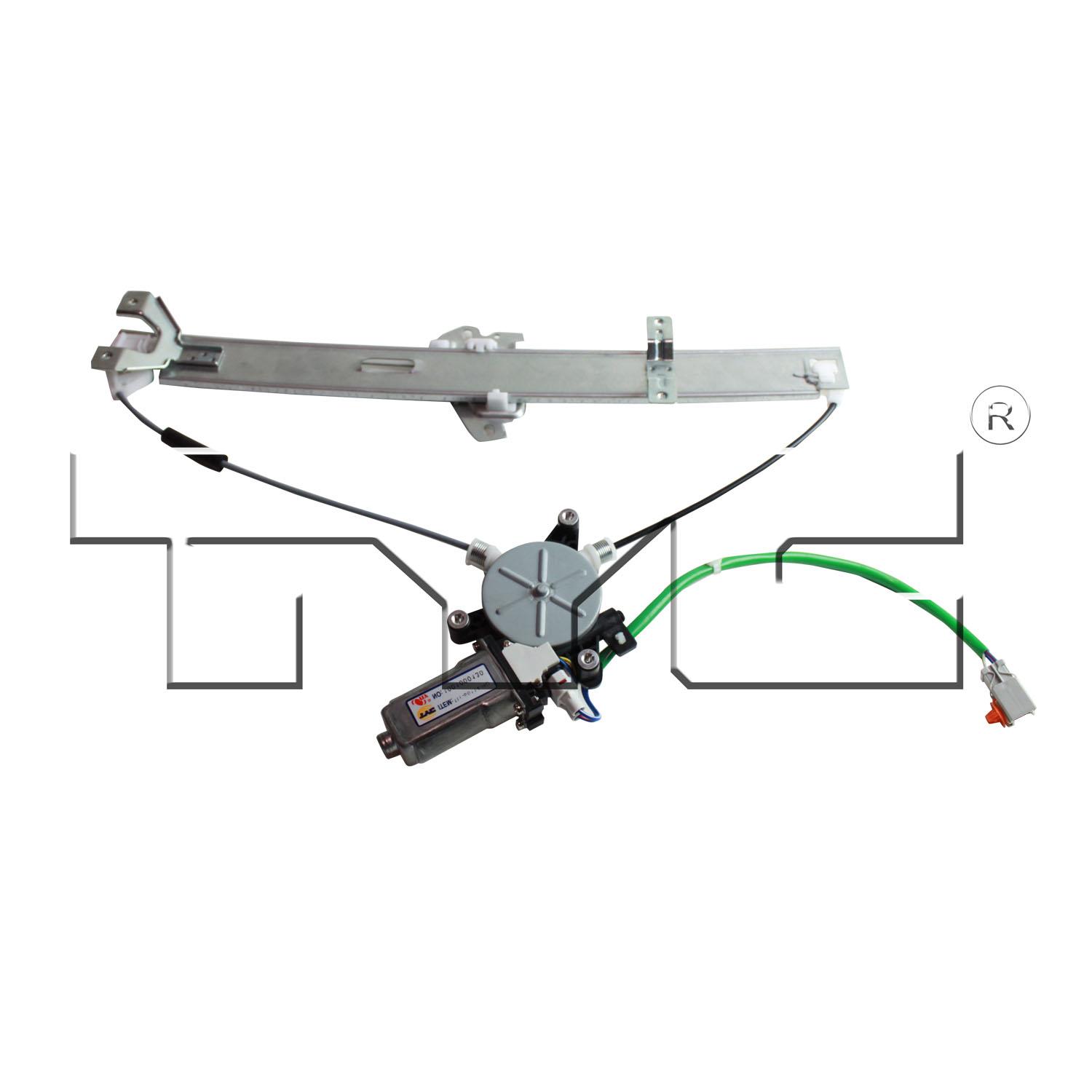 TYC 660055 Power Window Motor and Regulator Assembly product image 2 of 3