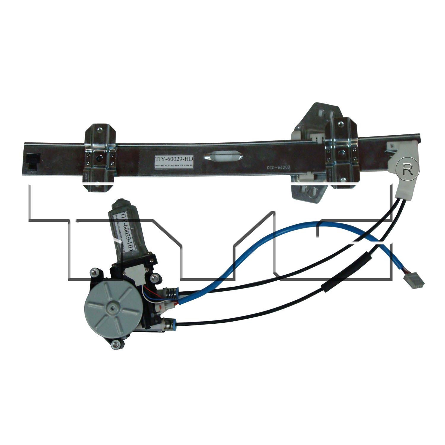 TYC 660060 Power Window Motor and Regulator Assembly product image 1 of 1
