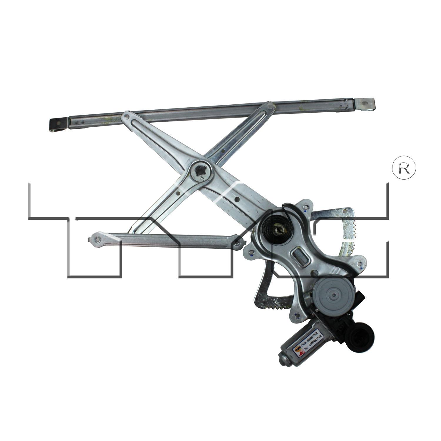 TYC 660097 Power Window Motor and Regulator Assembly product image 2 of 3