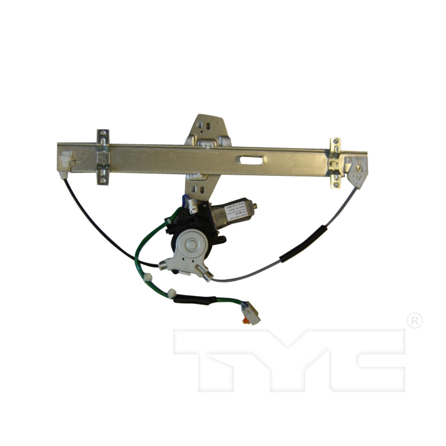 TYC 660116 Power Window Motor and Regulator Assembly product image 2 of 3