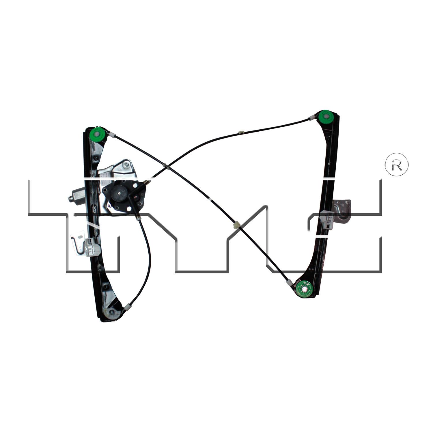 TYC 660170 Power Window Motor and Regulator Assembly product image 1 of 3