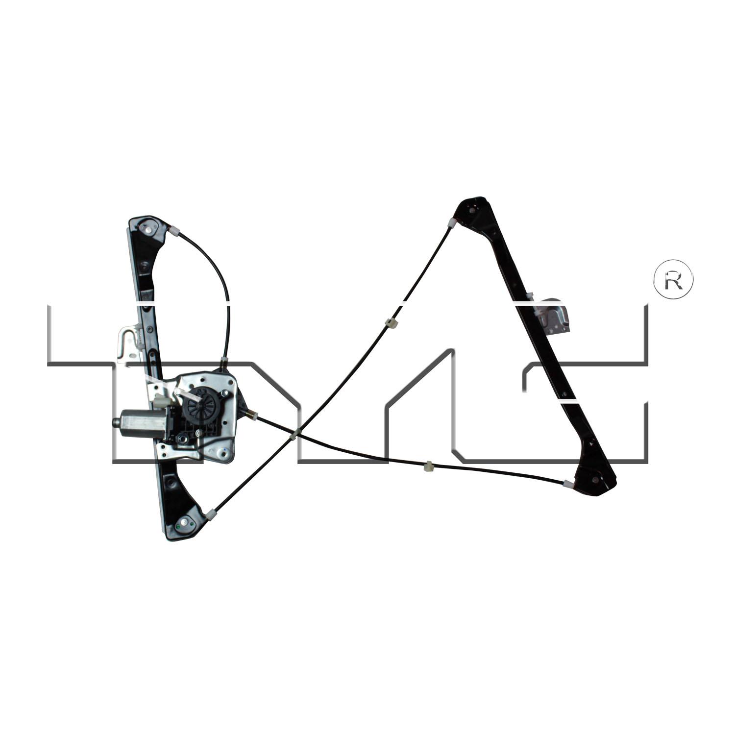 TYC 660170 Power Window Motor and Regulator Assembly product image 2 of 3