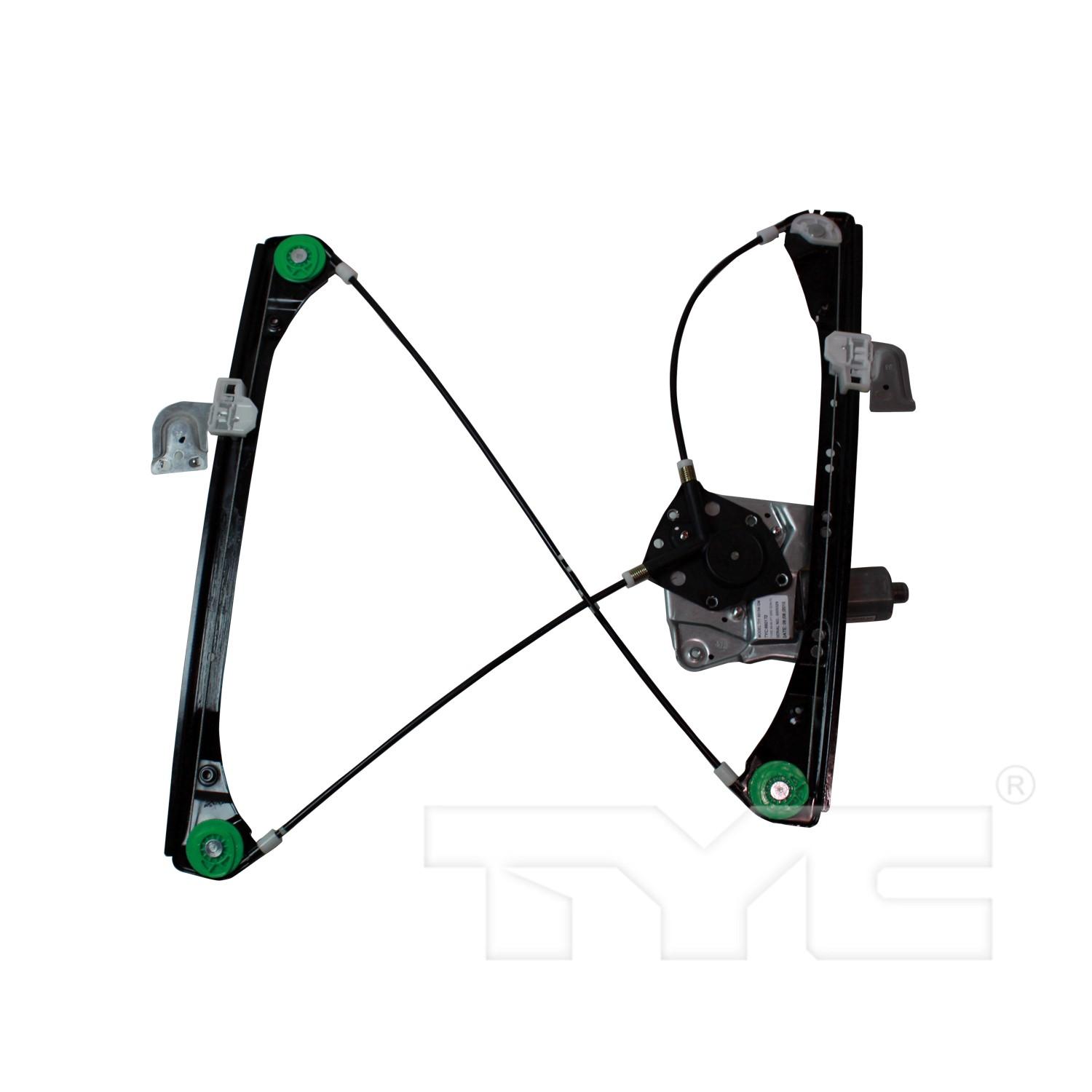 TYC 660172 Power Window Motor and Regulator Assembly product image 2 of 3