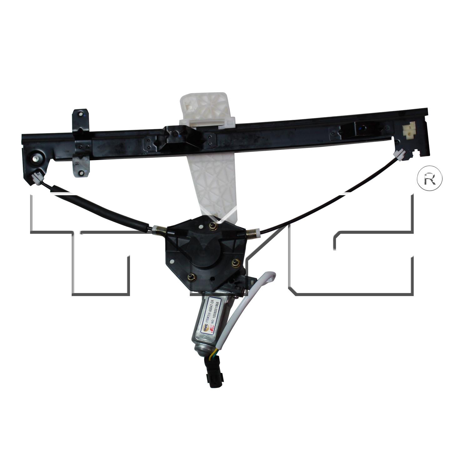 TYC 660173 Power Window Motor and Regulator Assembly product image 2 of 3