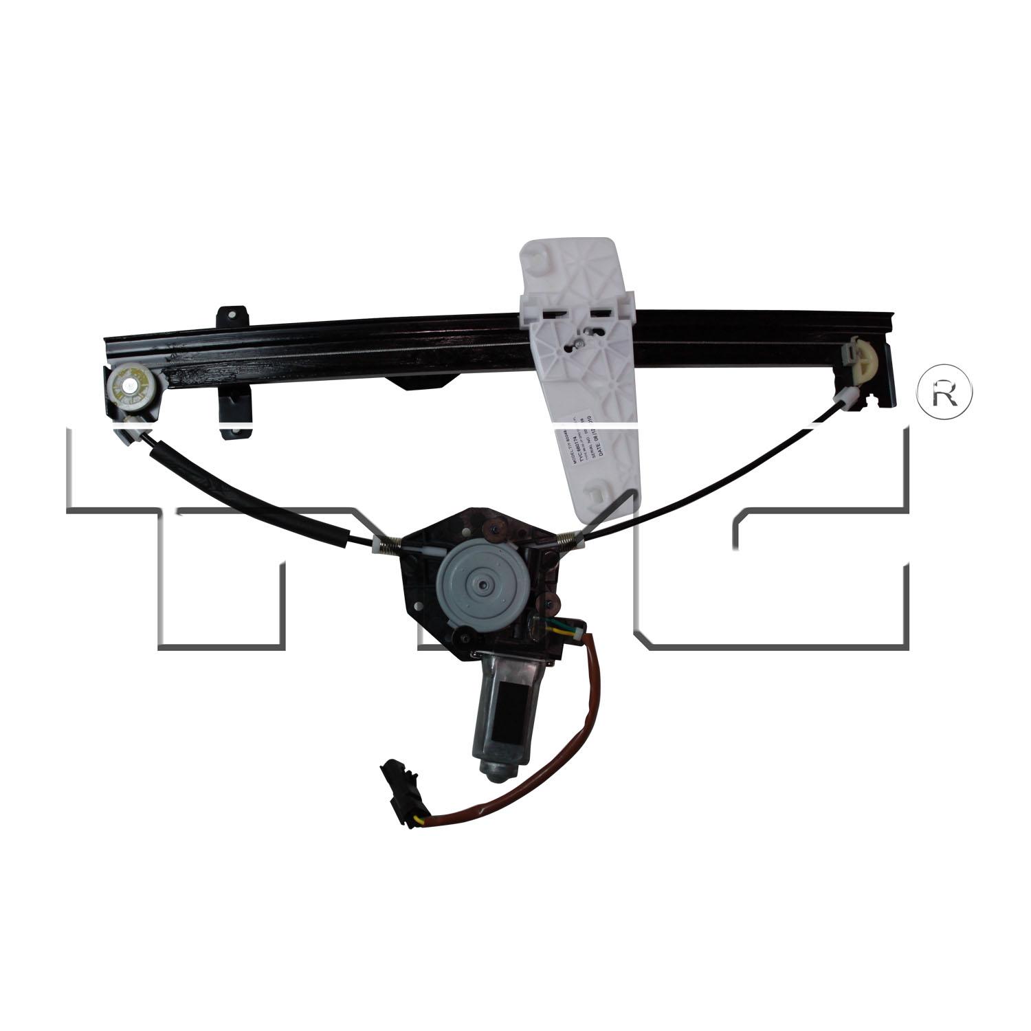 TYC 660174 Power Window Motor and Regulator Assembly product image 1 of 3