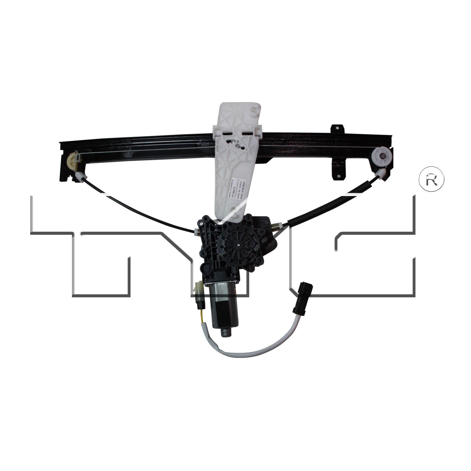 TYC 660175 Power Window Motor and Regulator Assembly product image 1 of 3