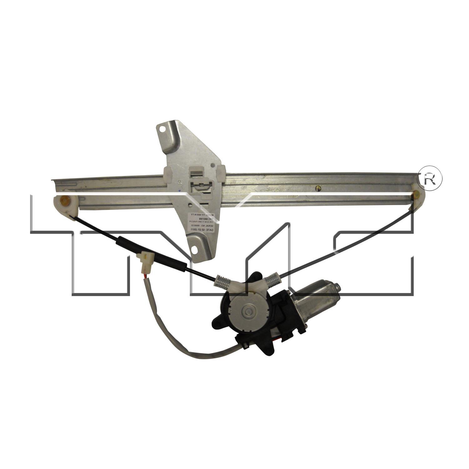 TYC 660190 Power Window Motor and Regulator Assembly product image 1 of 2