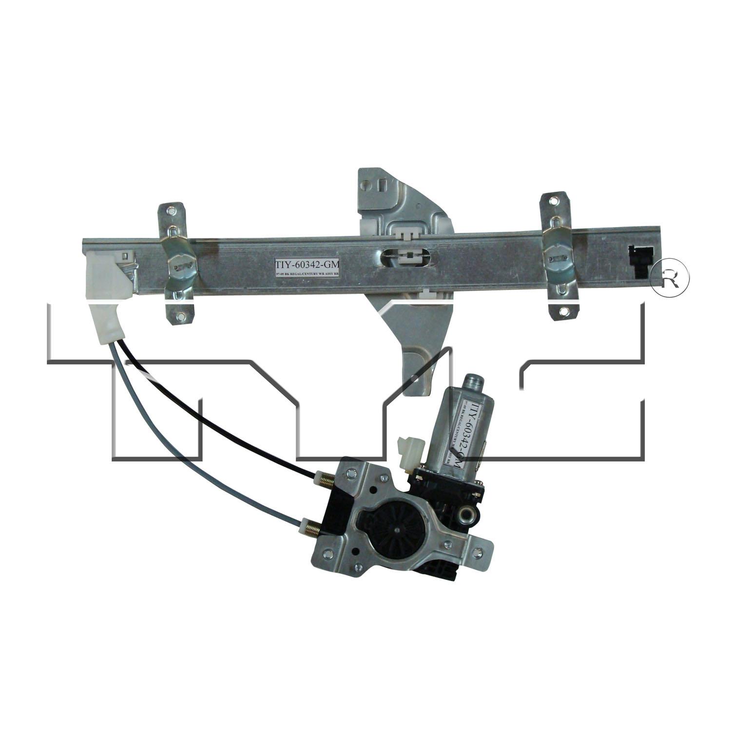 TYC 660209 Power Window Motor and Regulator Assembly product image 1 of 3