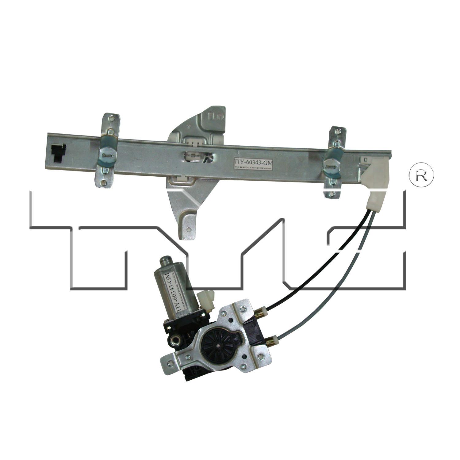 TYC 660210 Power Window Motor and Regulator Assembly product image 1 of 3