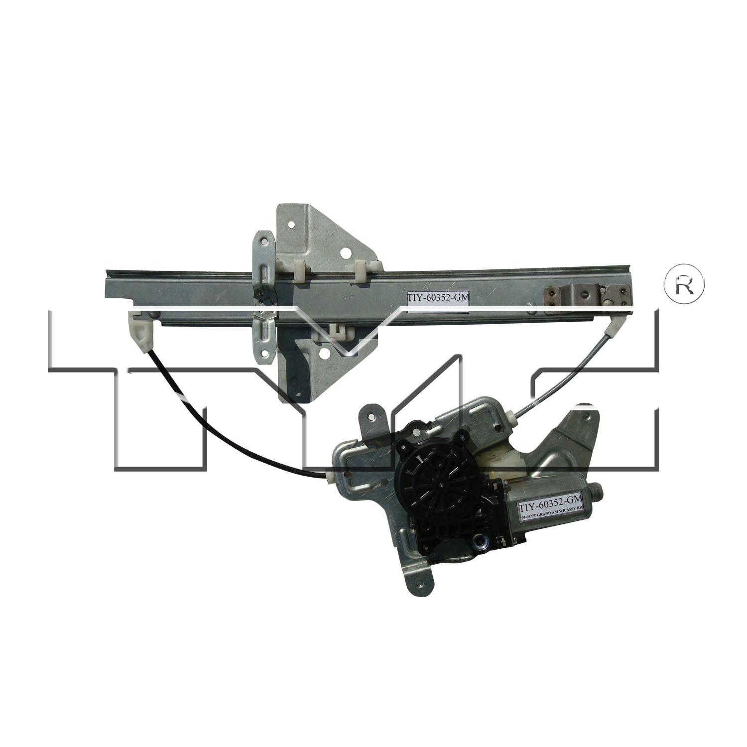 TYC 660259 Power Window Motor and Regulator Assembly product image 1 of 3