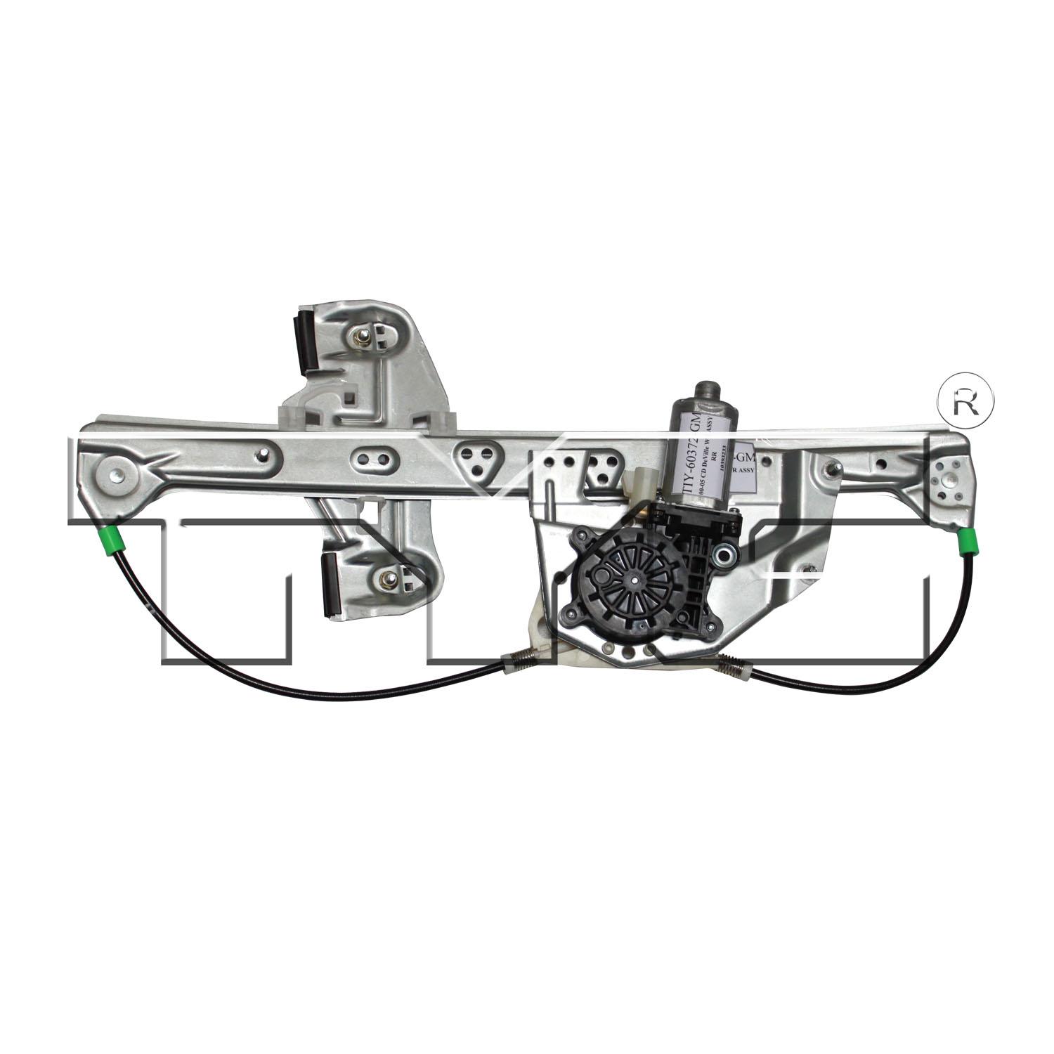 TYC 660265 Power Window Motor and Regulator Assembly product image 1 of 3