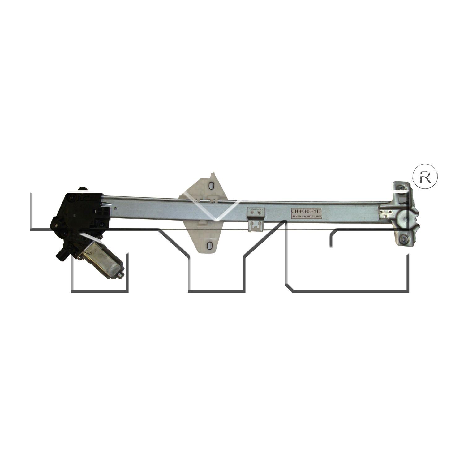 TYC 660304 Power Window Motor and Regulator Assembly product image 1 of 2