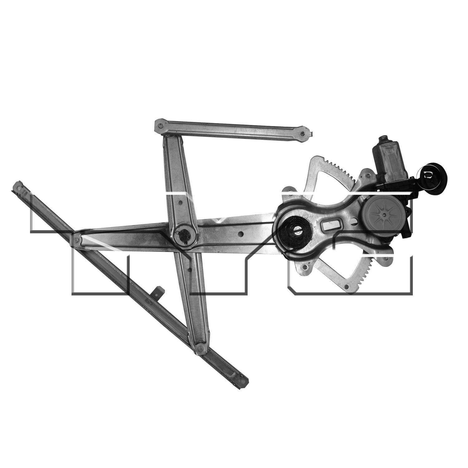 TYC 660320 Power Window Motor and Regulator Assembly product image 2 of 3