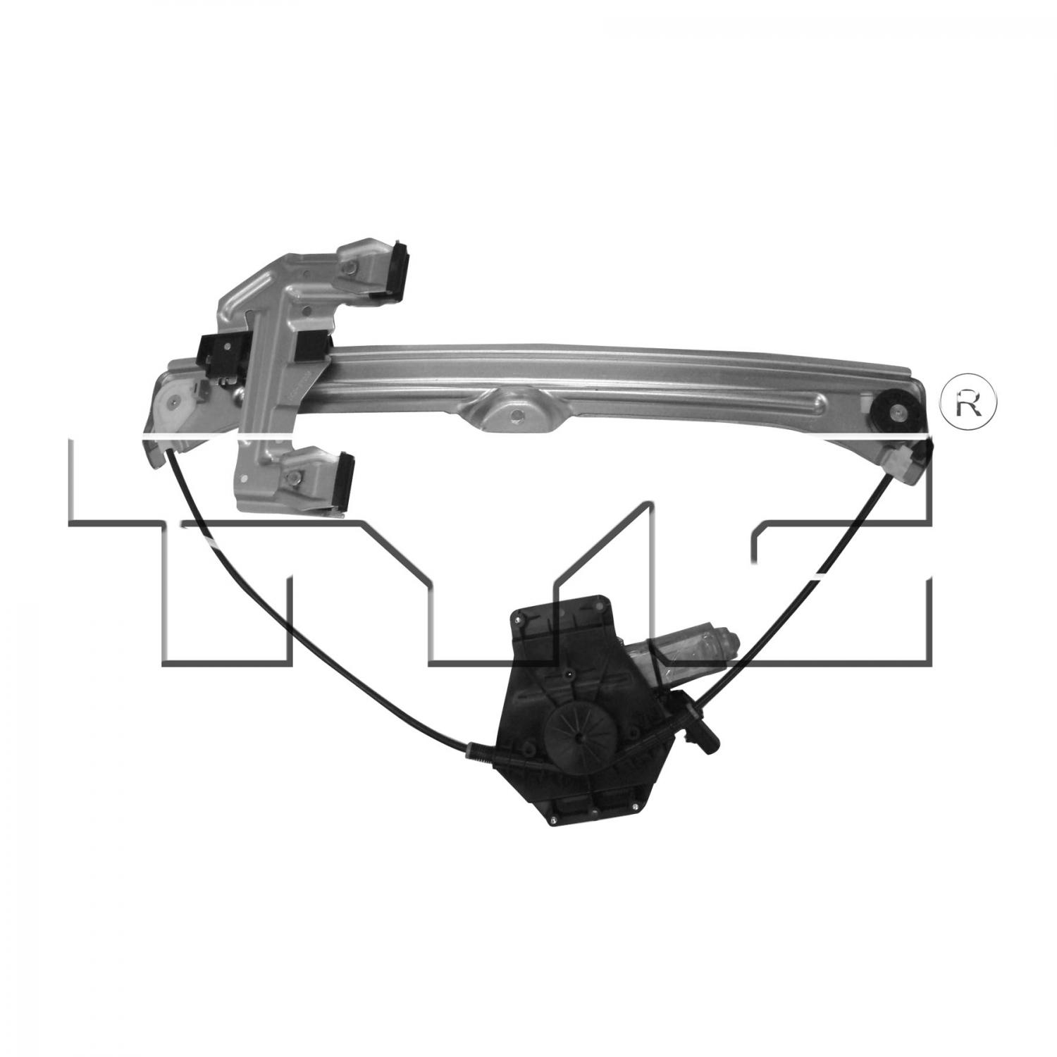 TYC 660341 Power Window Motor and Regulator Assembly product image 2 of 3