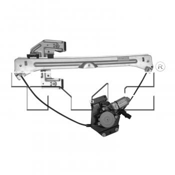 TYC 660342 Power Window Motor and Regulator Assembly product image 1 of 3