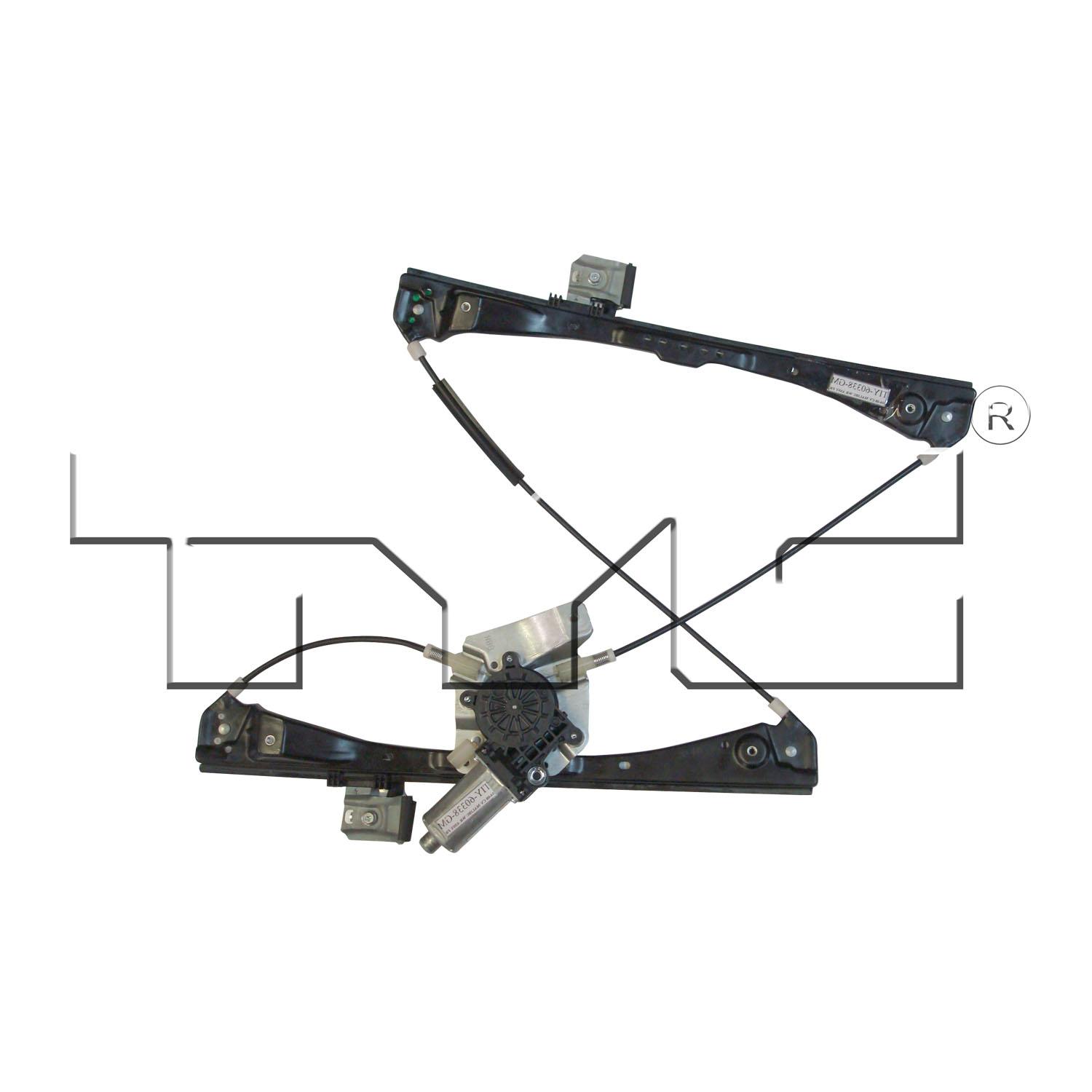 TYC 660352 Power Window Motor and Regulator Assembly product image 1 of 2