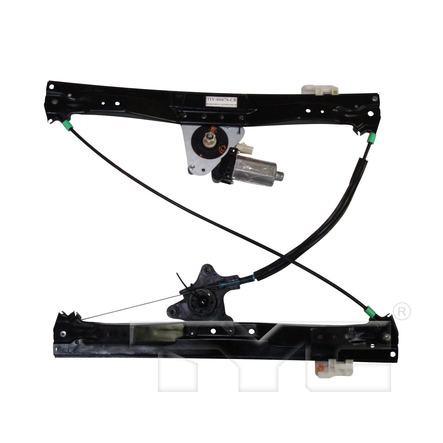 TYC 660395 Power Window Motor and Regulator Assembly product image 1 of 3