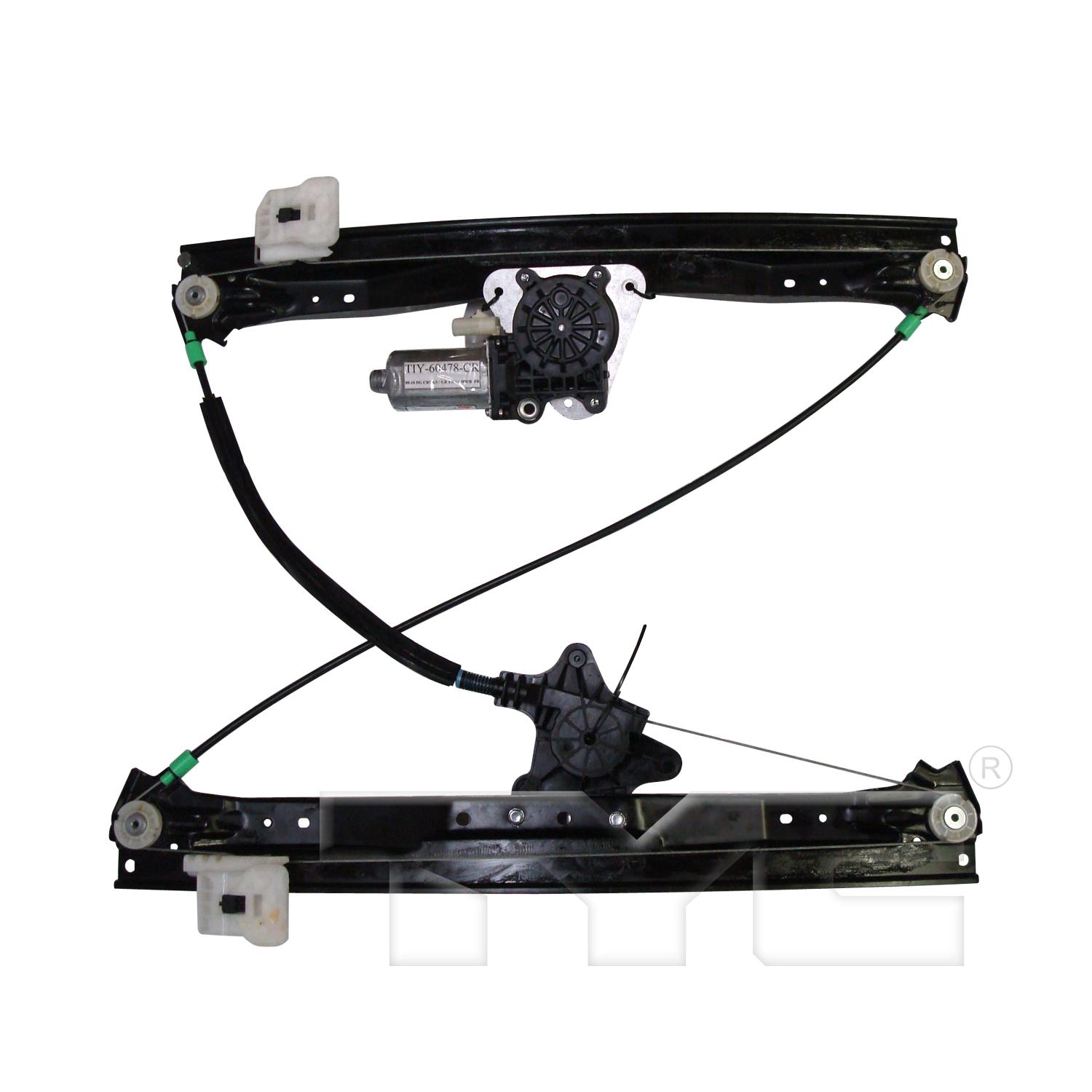TYC 660395 Power Window Motor and Regulator Assembly product image 2 of 3