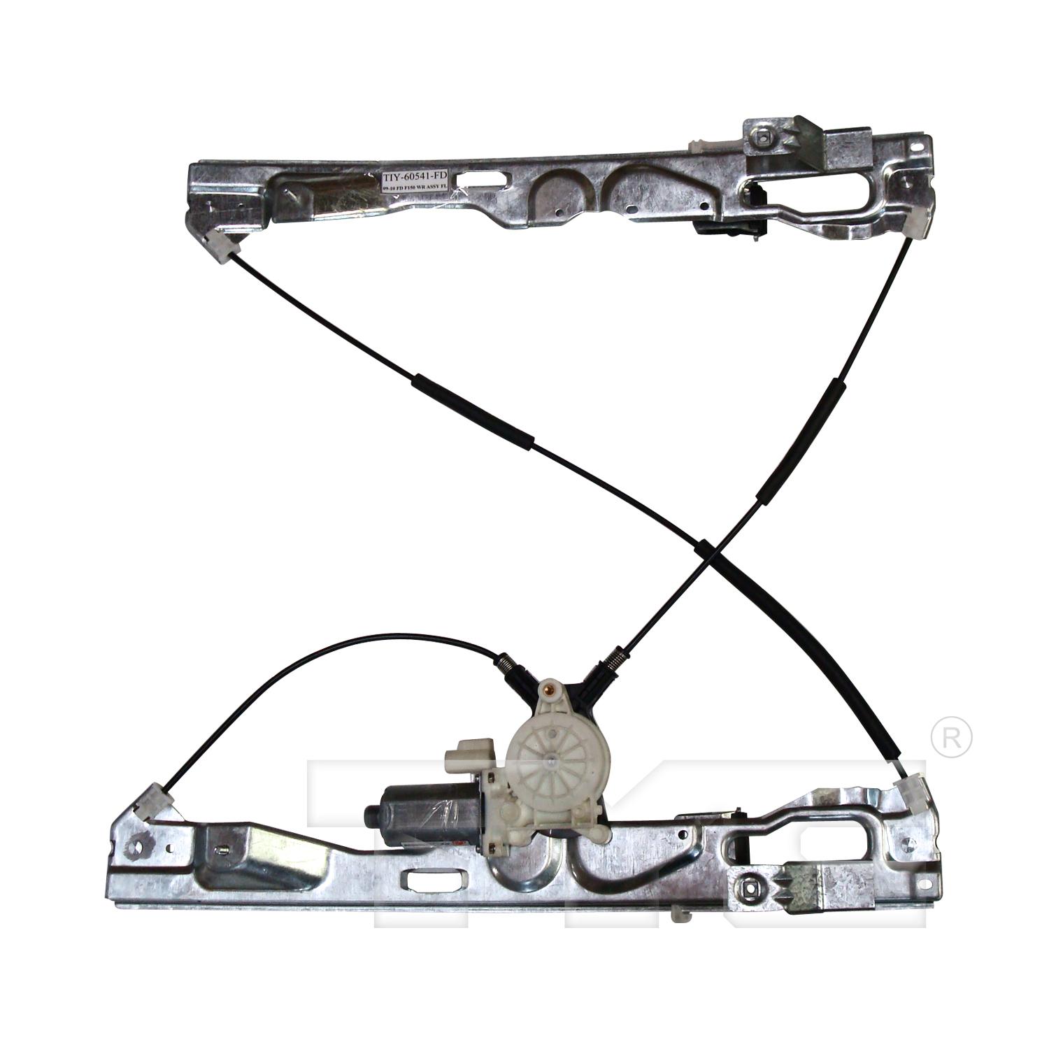 TYC 660400 Power Window Motor and Regulator Assembly product image 1 of 3