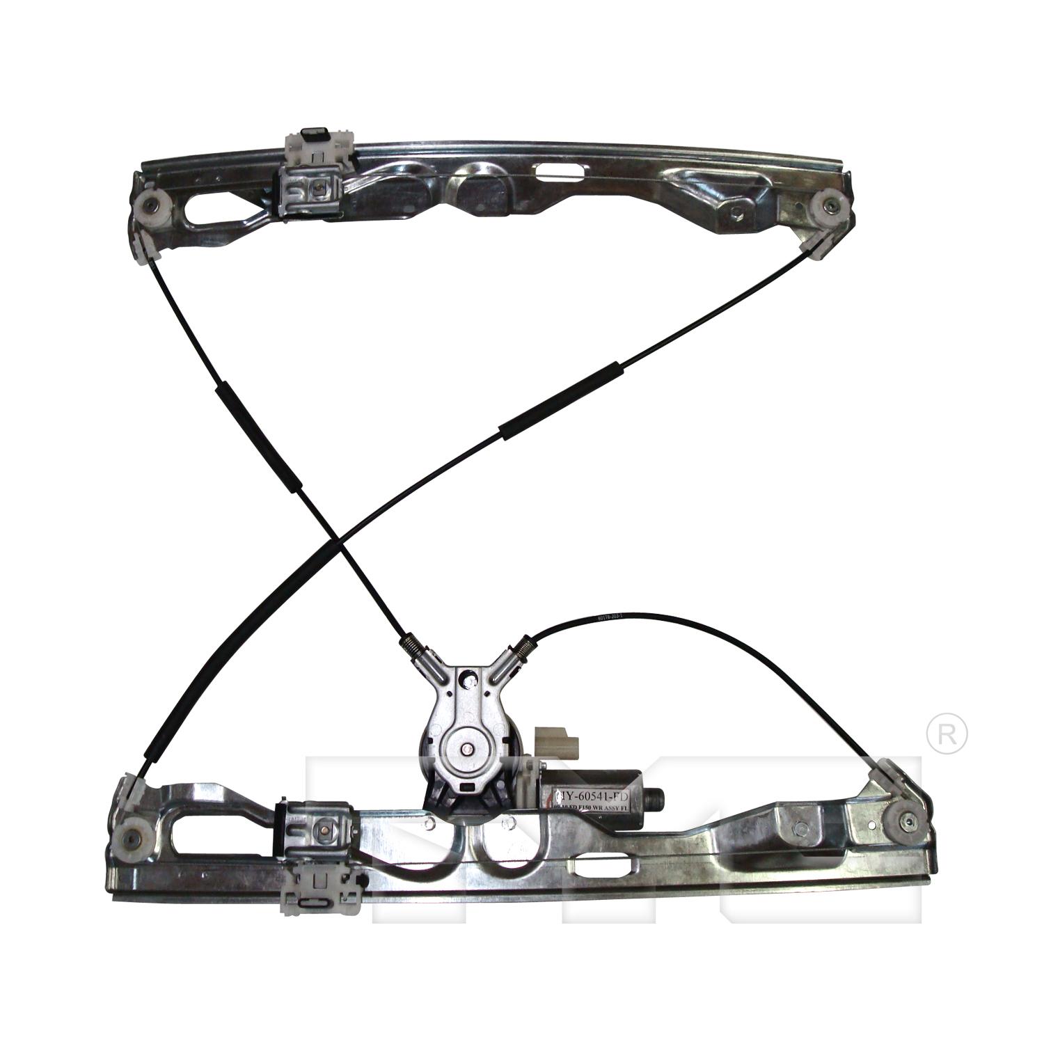 TYC 660400 Power Window Motor and Regulator Assembly product image 2 of 3