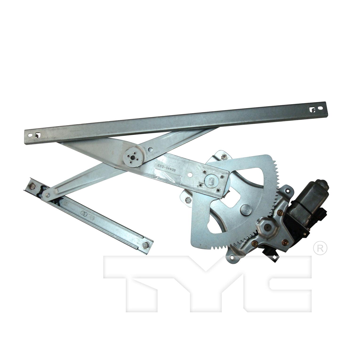 TYC 660411 Power Window Motor and Regulator Assembly product image 2 of 3