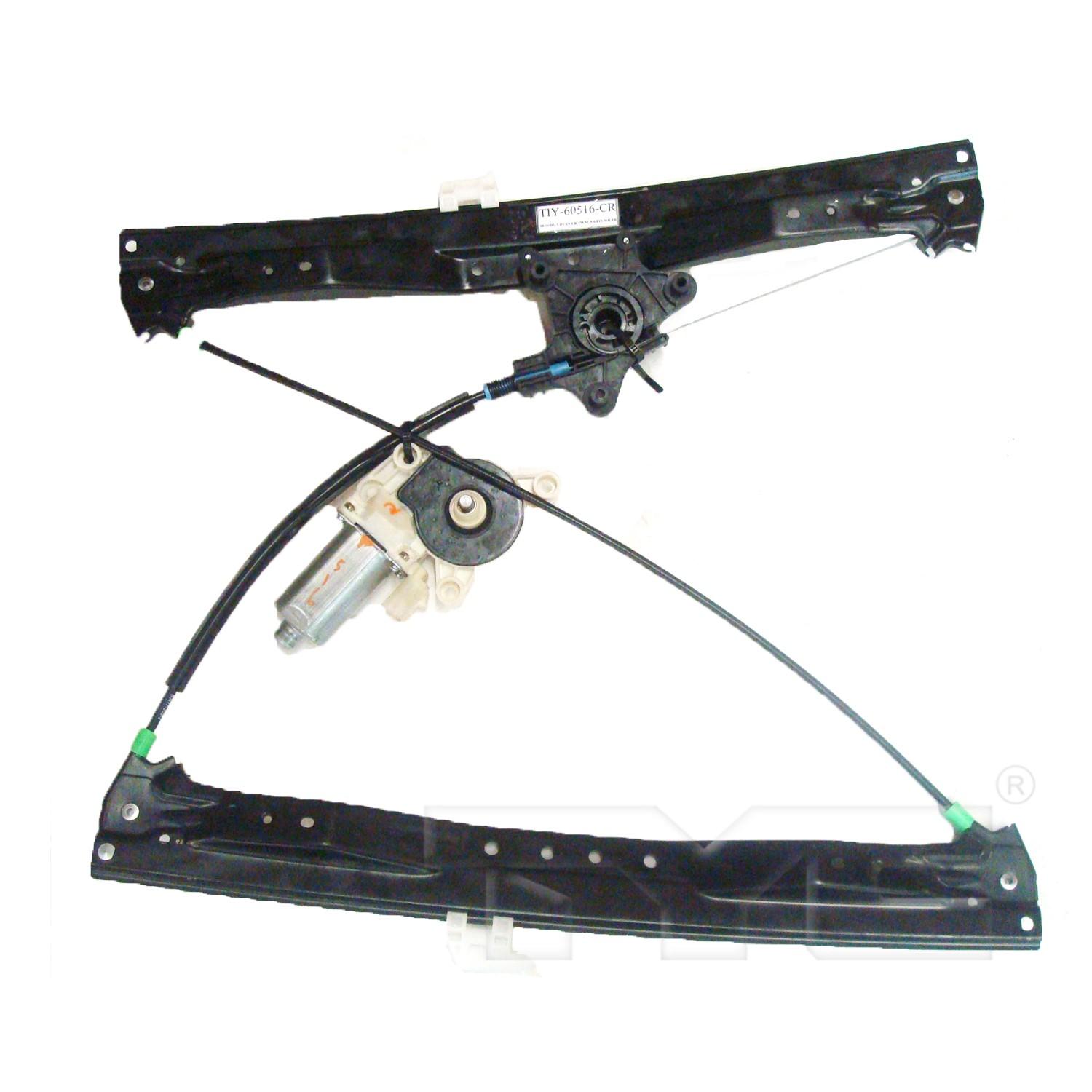 TYC 660425 Power Window Motor and Regulator Assembly product image 1 of 3