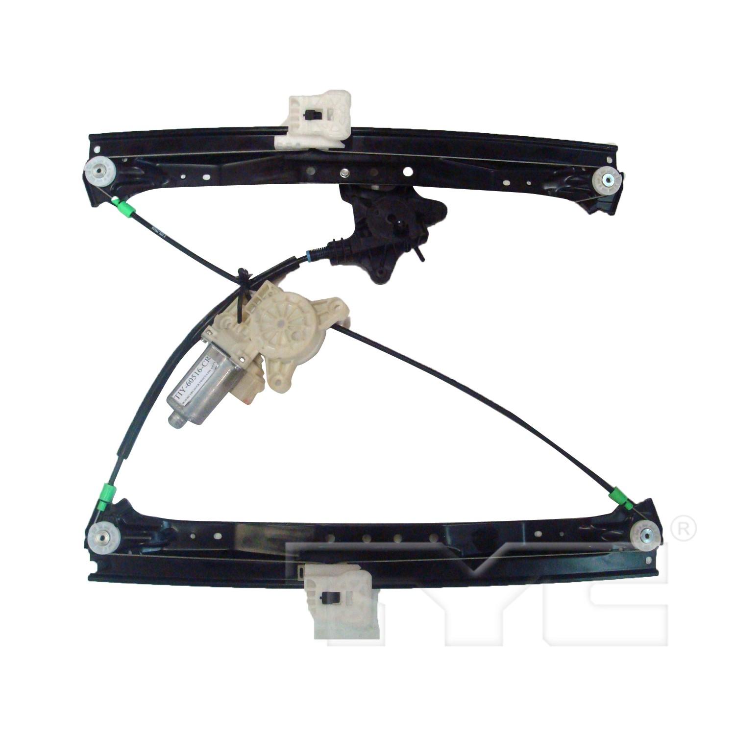 TYC 660426 Power Window Motor and Regulator Assembly product image 2 of 3