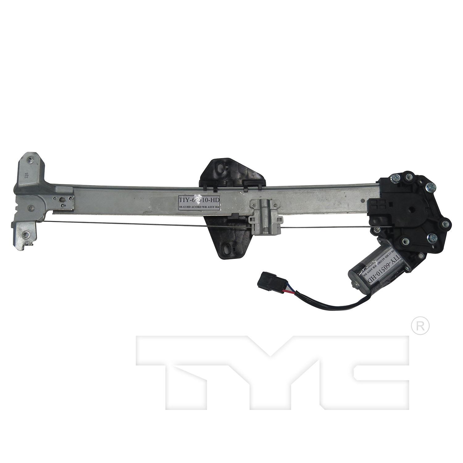 TYC 660461 Power Window Motor and Regulator Assembly product image 1 of 3