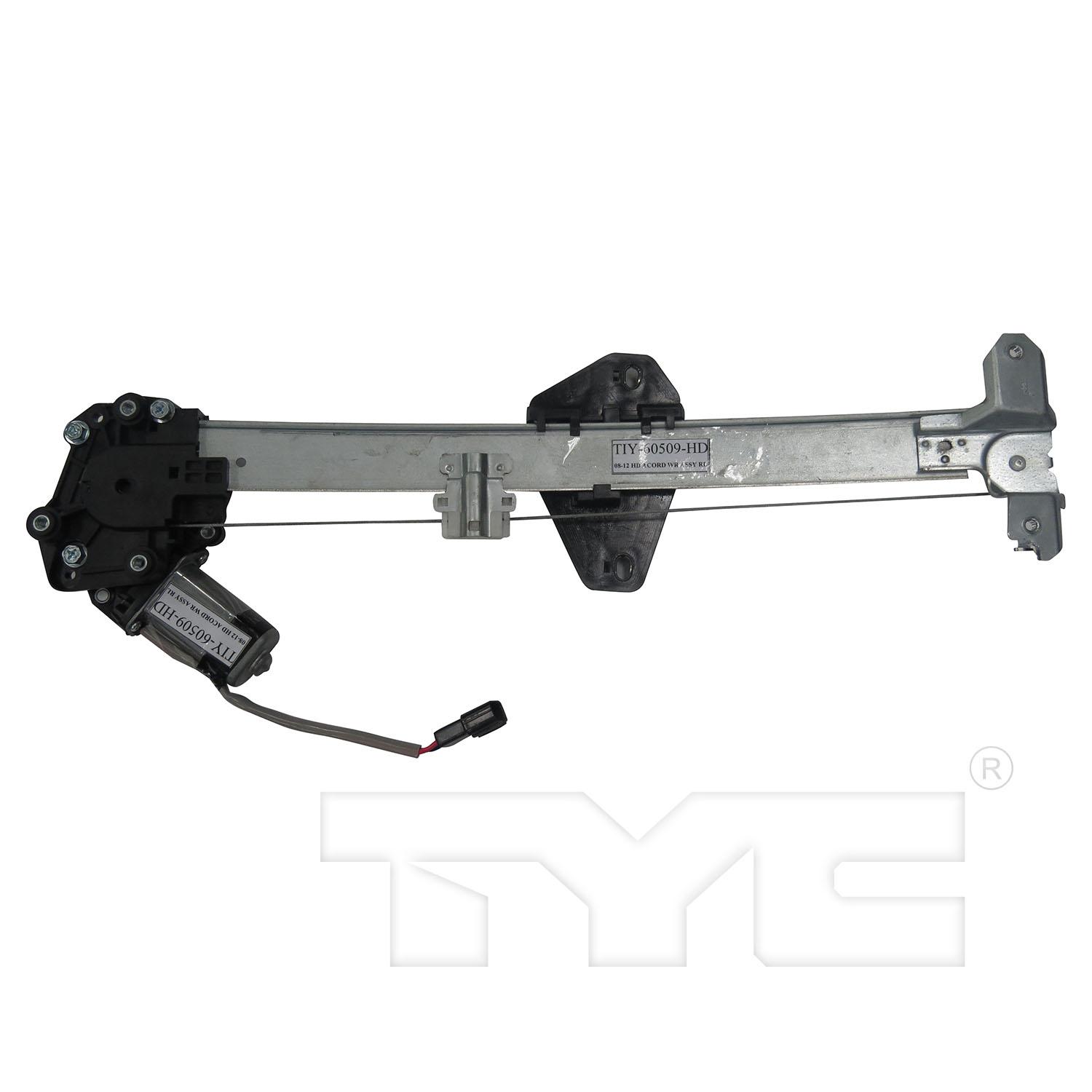 TYC 660462 Power Window Motor and Regulator Assembly product image 1 of 3