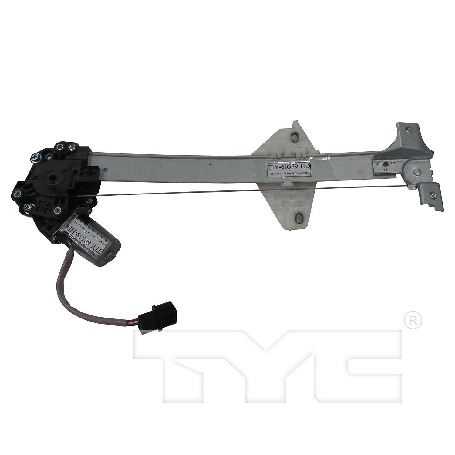 TYC 660464 Power Window Motor and Regulator Assembly product image 1 of 3