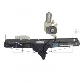 TYC 660473 Power Window Motor and Regulator Assembly product image 1 of 2
