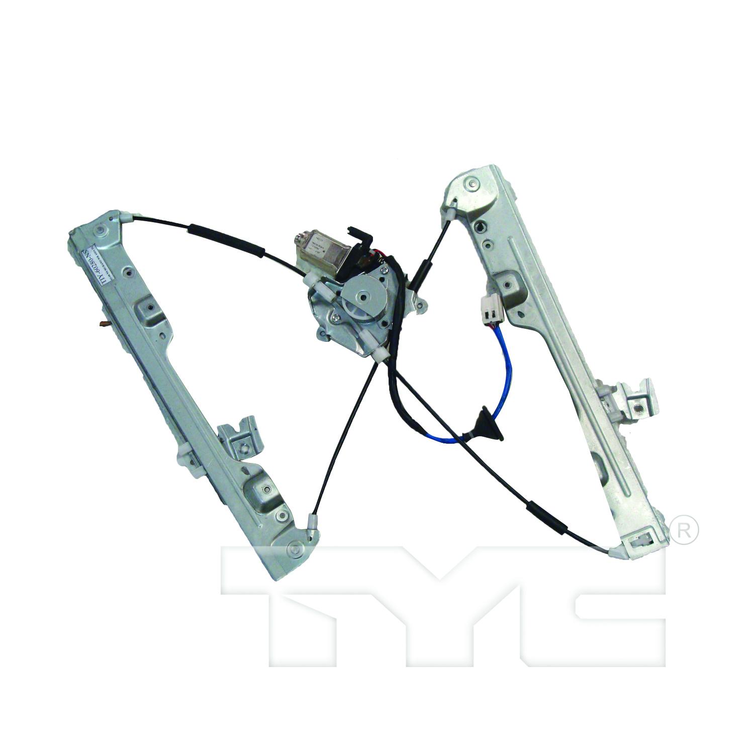 TYC 660498 Power Window Motor and Regulator Assembly product image 1 of 4