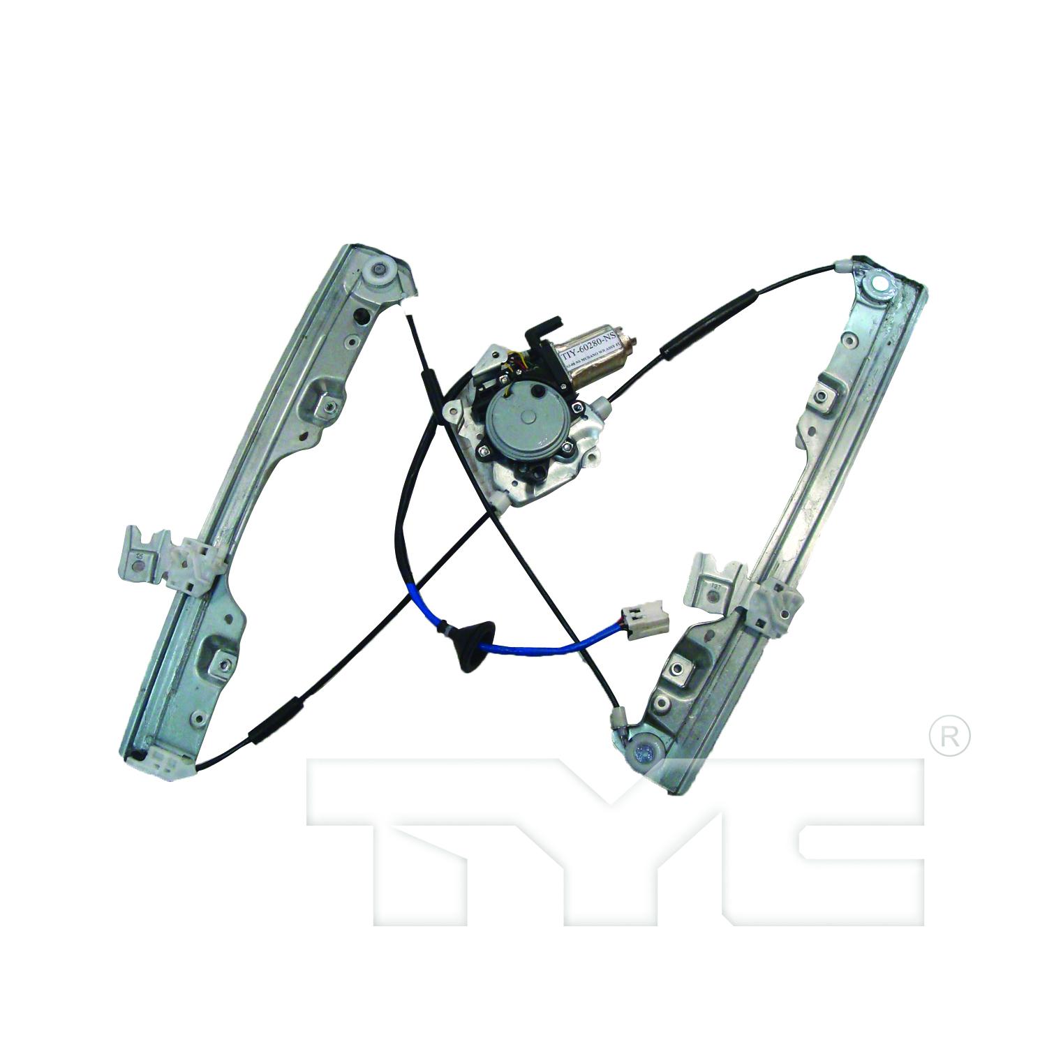 TYC 660498 Power Window Motor and Regulator Assembly product image 2 of 4