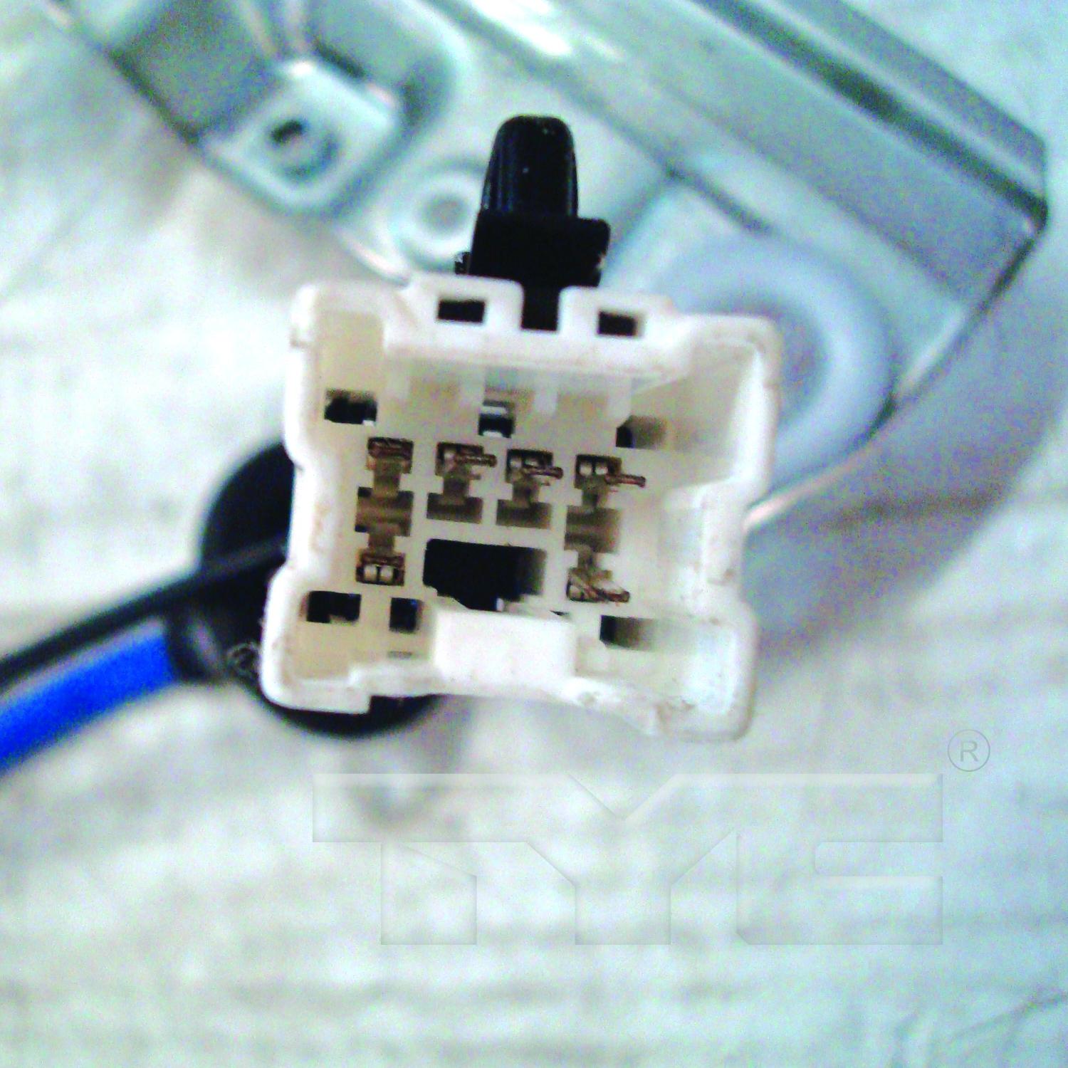 TYC 660498 Power Window Motor and Regulator Assembly product image 3 of 4