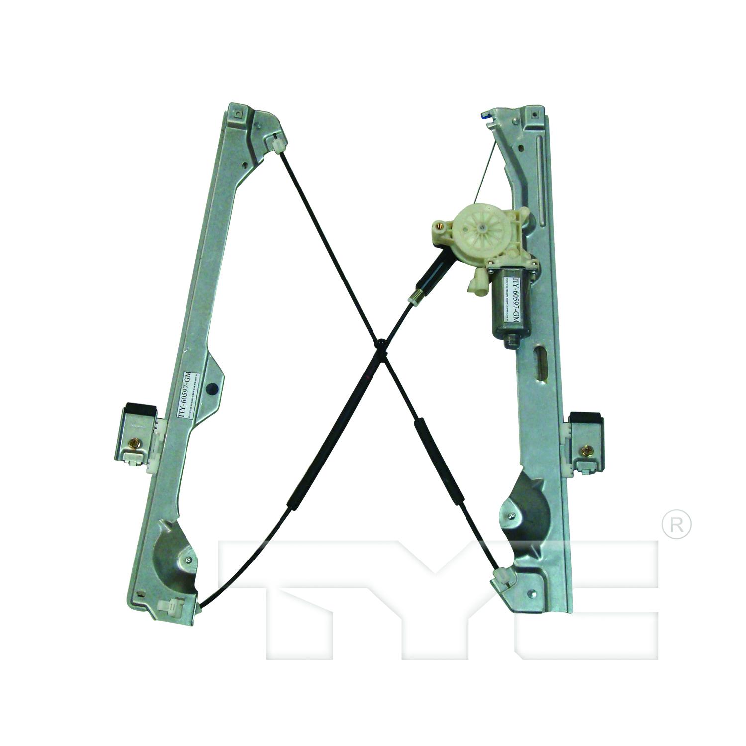 TYC 660504 Power Window Motor and Regulator Assembly product image 1 of 3