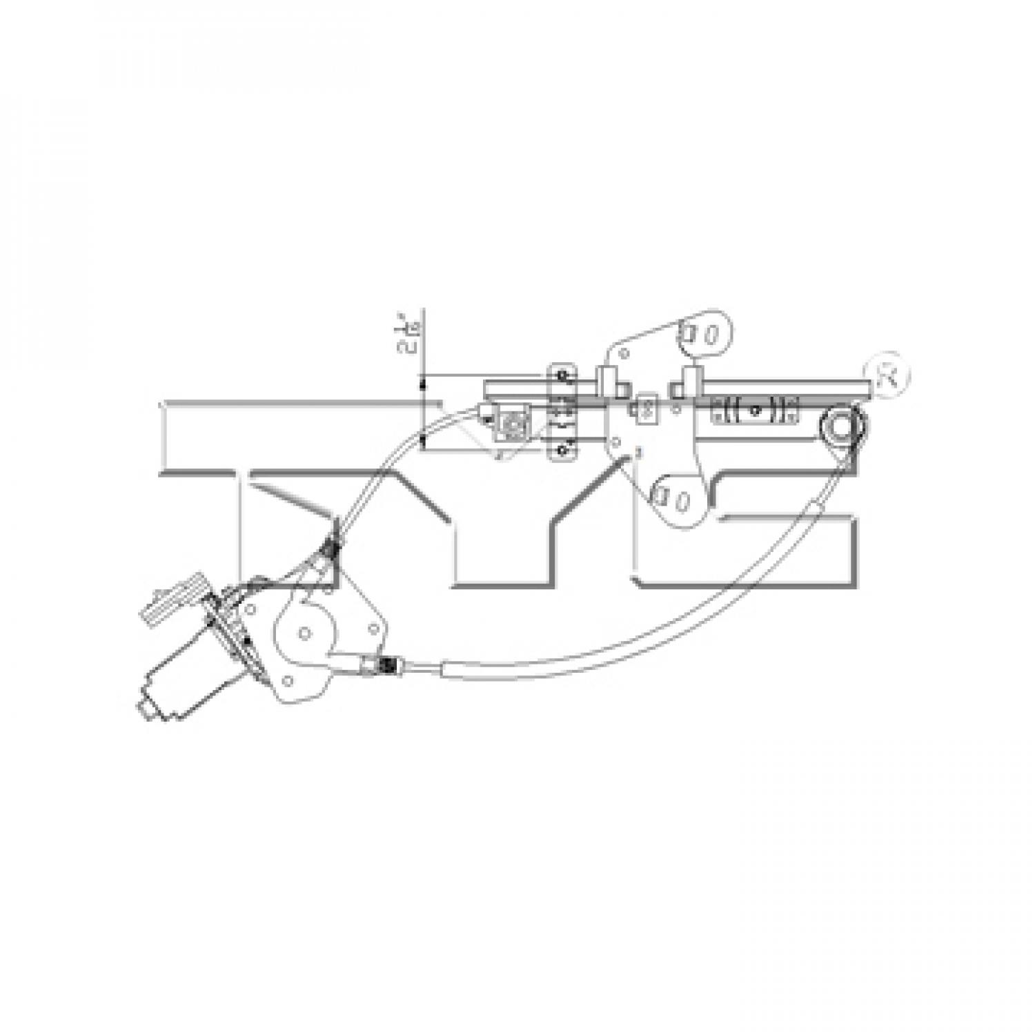 TYC 660515 Power Window Motor and Regulator Assembly product image 4 of 5
