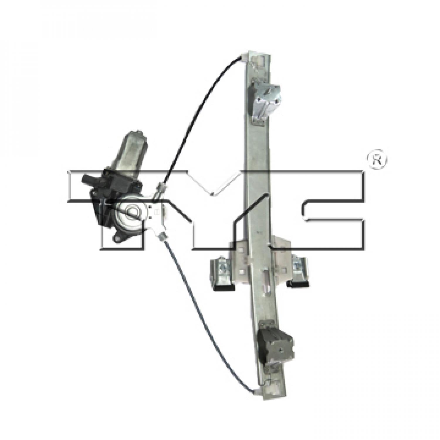 TYC 660517 Power Window Motor and Regulator Assembly product image 1 of 5